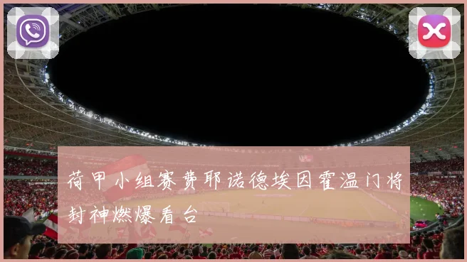 荷甲小组赛费耶诺德埃因霍温门将封神燃爆看台